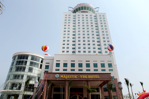 Trung tâm Thương mại Khách sạn Tập đoàn Công nghiệp cao su Việt Nam , Thị xã Móng Cái, Quảng Ninh -  công trình do HANDICO là nhà thầu thi công