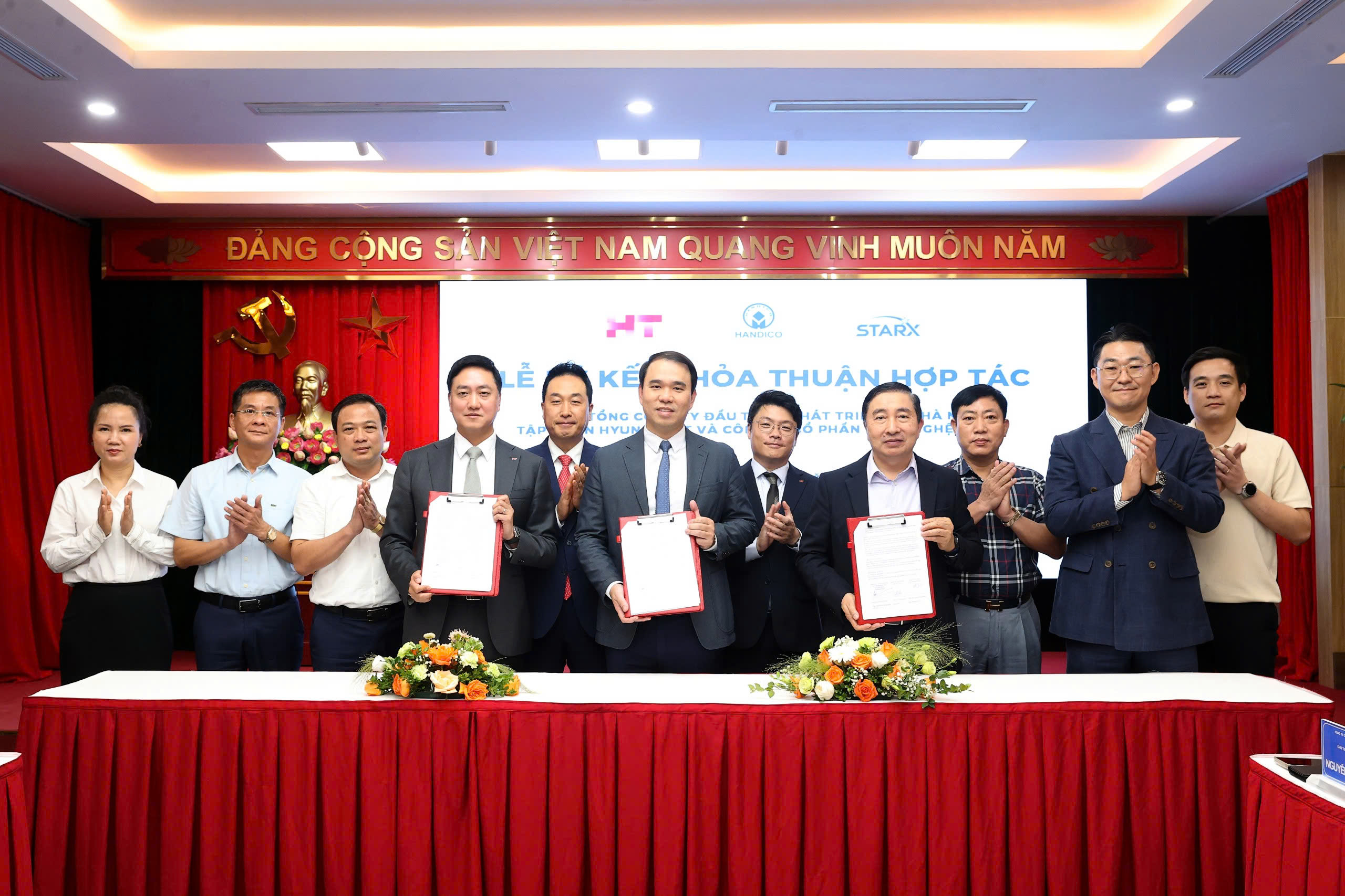  HANDICO hợp tác chiến lược với HYUNDAI HT và STARX: Đưa công nghệ nhà thông minh vào dự án bất động sản